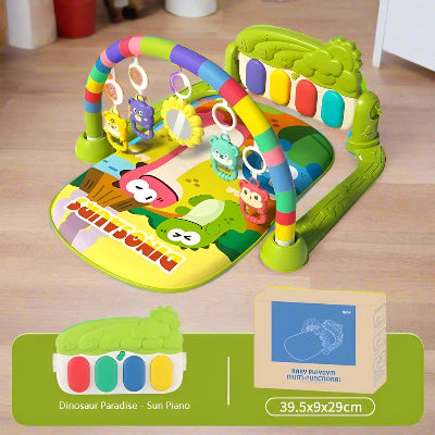 Baby Gym Mat DINOFIT™, baby-GYM-MAT, Play-gym, animal-baby-gym-mat, pink-baby-gym-mat, green-baby-gym-mat, play-gym, baby-gym-mat, wooden-baby-gym, babys-play-gym-mat, kiddomania.com-baby-gym-mat, baby-gym-mat-kiddomania, kiddomania-baby-gym-mat