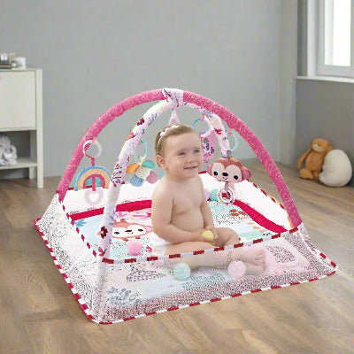 Baby Play Gym PLAYGYM™, baby-Play-gym, animal-baby-play-gym, pink-baby-play-gym, orange-baby-play-gym, play-gym, baby-gym-mat, red-baby-gym, babys-play-gym-mat, kiddomania.com-baby-play-gym, baby-play-gym-kiddomania, kiddomania-baby-play-gym