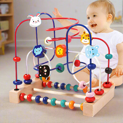 Wooden-Activity-Table-WOODFUN™, activity-table, baby-activity-table, wooden-activity-table, animals-activity-table, fruits-activity-table, activity-table-baby, toddler-activity-table, infant-activity-table, kids-activity-table, childrens-activity-table,kiddomania.com-activity-table, activity-table-kiddomania, kiddomania-baby-play-gym