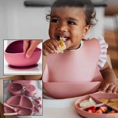 Baby-Weaning-Set-miam, pink-Baby-Weaning-Set-miam, beige-Baby-Weaning-Set-miam, light-pink-Baby-Weaning-Set-miam, green-Baby-Weaning-Set-miam, mint-Baby-Weaning-Set-miam, silicon-Baby-Weaning-Set-miam