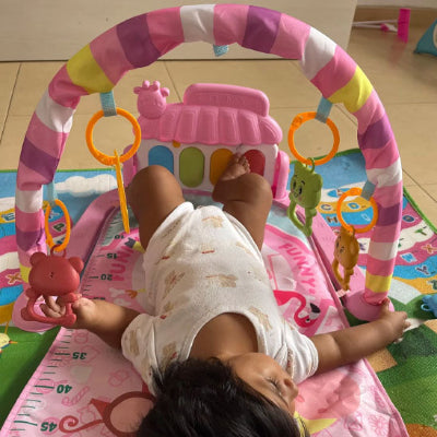 Baby Play Gym LITLGYM™, baby-Play-gym, animal-baby-play-gym, pink-baby-play-gym, orange-baby-play-gym, play-gym, baby-gym-mat,wooden-baby-gym, babys-play-gym-mat, kiddomania.com-baby-play-gym, baby-play-gym-kiddomania, kiddomania.com-baby-play-gym