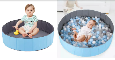 Ball Pit for Babies | BALLZPIT™ Blue Ball pit For babies_Kiddomania-Baby-gym_kiddomania.com-baby-gym
